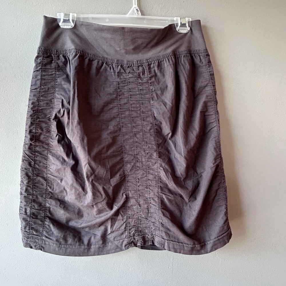 XCVI The Trace Ruched Skirt Dark Gray Size S Style 20895 Made in USA